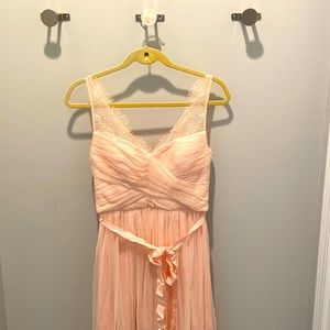 Anthropologie bridesmaid dress